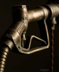 Vintage Gas Nozzle Light