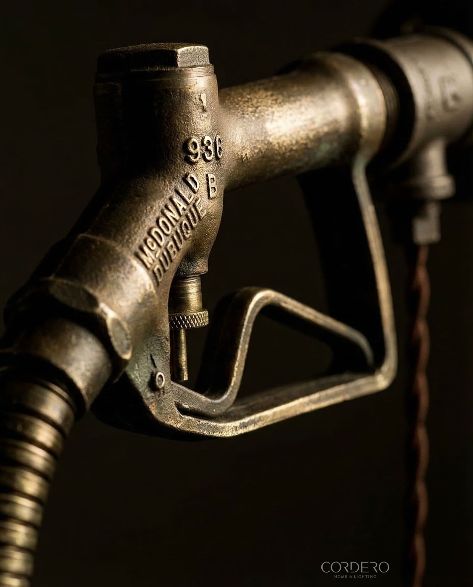Vintage Gas Nozzle Light