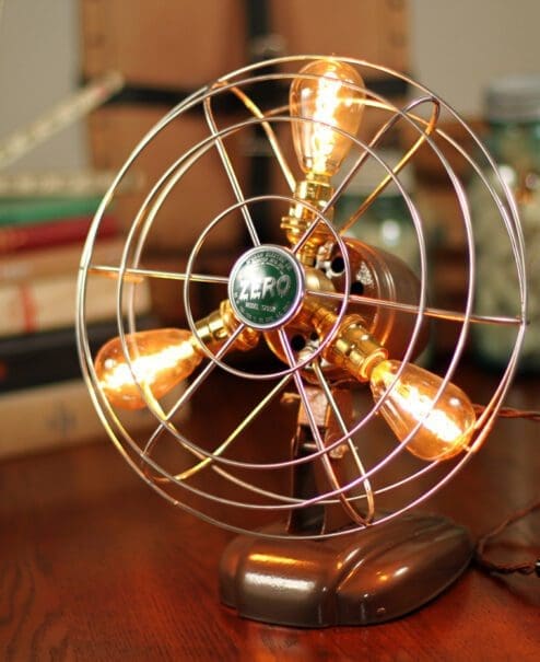 Fan Table Lamp