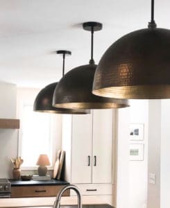 Bronze Hammered Dome