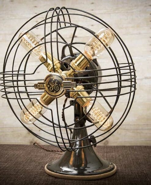 Vintage Fan Lamp