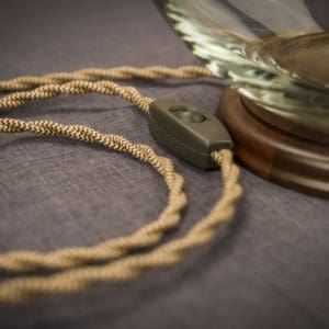 Glass Globe Table Lamp