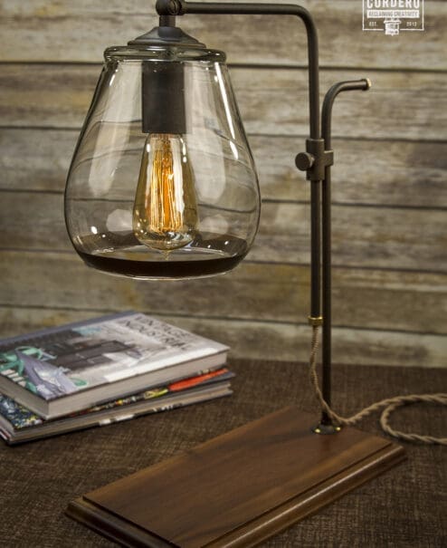 Alternative view of Edison Bulb Industrial Table Lamp