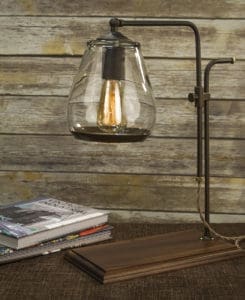 Edison Bulb Industrial Table Lamp