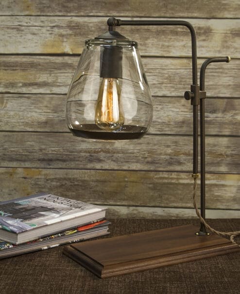Edison Bulb Industrial Table Lamp