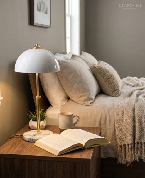 Marble Base Table Lamp