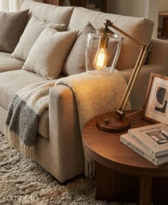 Leora Aged Brass Table Lamp-1