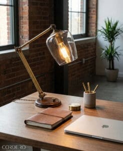 Leora Aged Brass Table Lamp-5