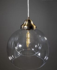 12" Double Globe Pendant