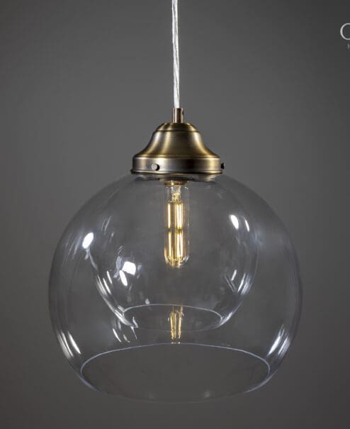 12" Double Globe Pendant