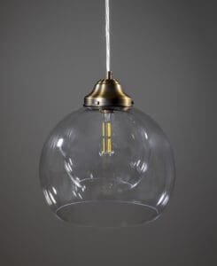 12" Double Globe Pendant