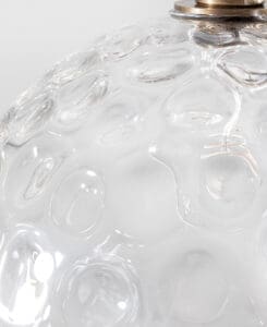 Dimple Glass Pendant Light Fixture