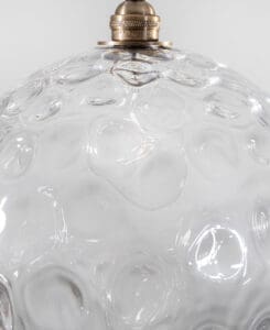 Dimple Glass Pendant Light Fixture