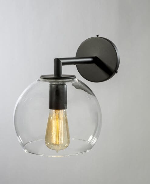 Alternative view of Lumière Globe Single Shade Sconce
