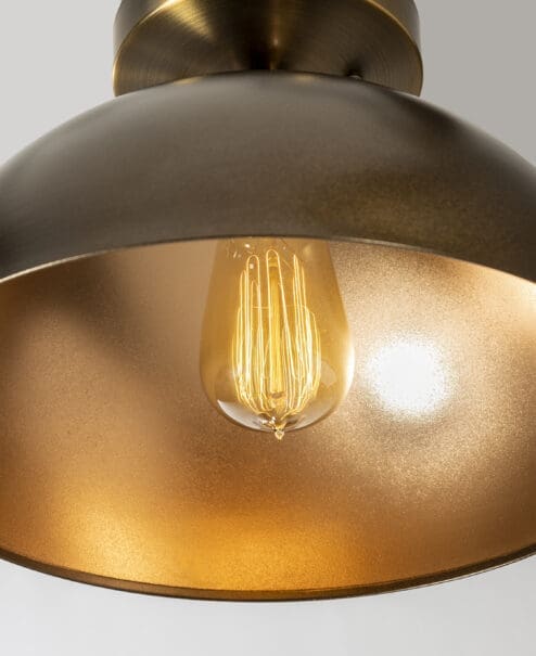 Dome Flush Mount Light Fixture