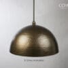 Bronze Hammered Dome