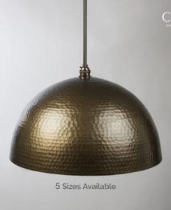 Bronze Hammered Dome