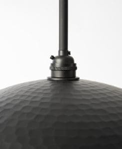 Flat Black Light Socket