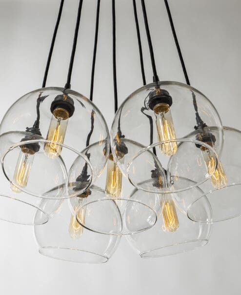 Glass Globe Light Fixture
