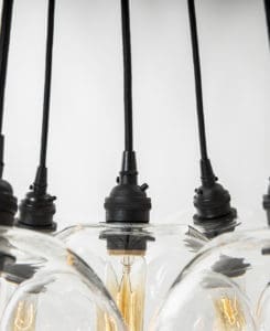 Matte Black Light Socket