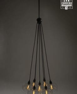 Customizable Glass Globe Chandelier