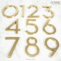 Hammered House Numbers