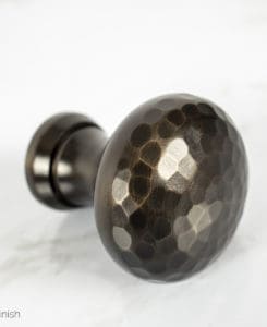 Oil Rubbed Bronze Hammered Knob