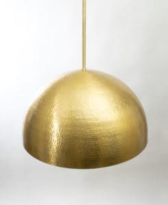 Hammered Dome Pendant Light
