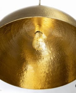 Hammered Dome Pendant Light