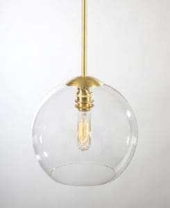 Brushed Brass Pendant Light