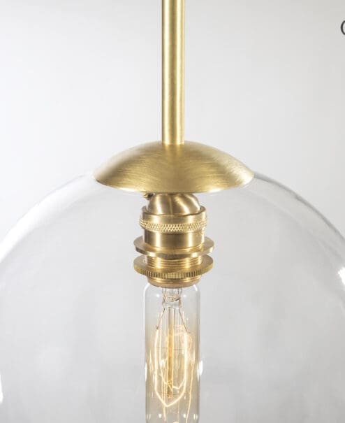 Brushed Brass Light Fixture