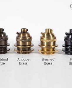 Socket Finish Selections