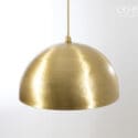 Brushed Brass-Hammered-Dome