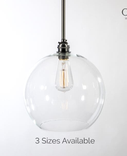 Clear Globe Pendant Light