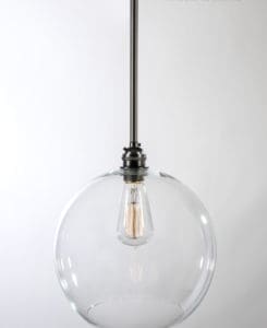 Clear Globe Pendant Light