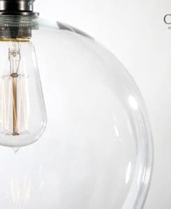 Clear Globe Pendant Light