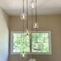 Glass Globe Chandelier