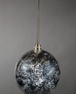 Mercury Glass Globe Pendant