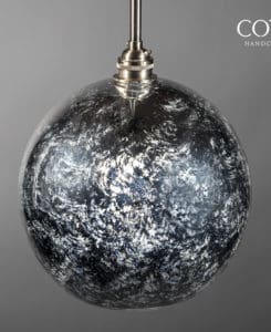 Mercury Glass Globe Pendant