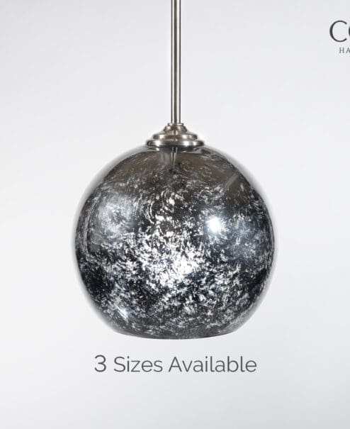 Mercury Glass Globe Pendant