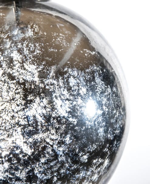 Mercury Glass Globe Pendant