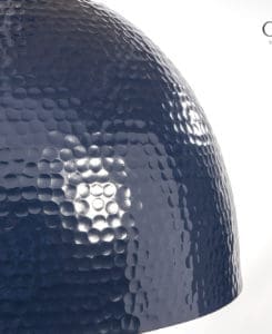 Navy Hammered Dome