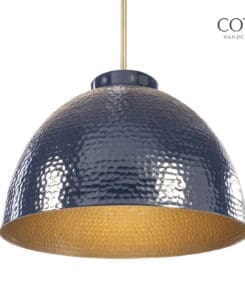 Hammered Navy Dome
