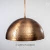 Copper Hammered Dome