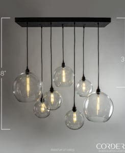 Dining room globe Chandelier