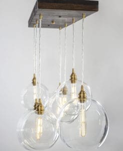 West Elm Globe Chandelier