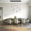 Dining room globe Chandelier