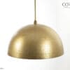 Brass Hammered Dome Pendant Light