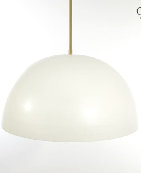 30" Smooth Dome Pendant Light Fixture