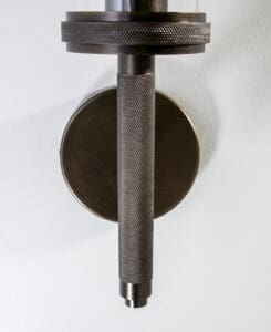 Bronze Knurled Wall Sconce